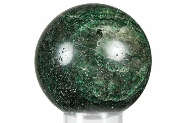 Polished Fuchsite Sphere - Madagascar #349744